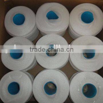 raw white, yarn on cone , 100% polyester 420D/3