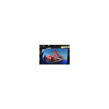 Indoor PH8mm Full Color Curved Led Display Screen With 100, 000 Hours Life Span