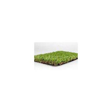 Landscape Diy Artificial Turf , Monofilament Synthetic Grass Of PP Woven Backing