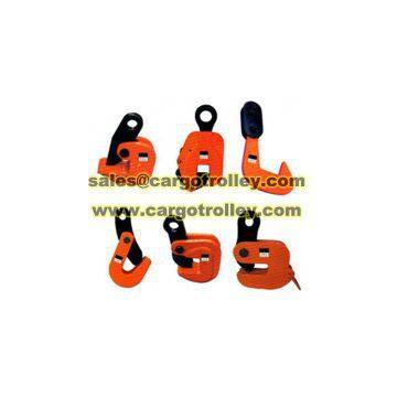 Horizontal lifting plate clamps price list with details