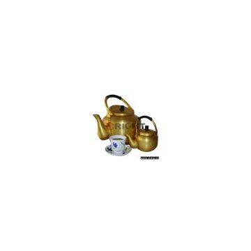 Sell Aluminium Yellow Tea Kettle, Golden Tea Pot