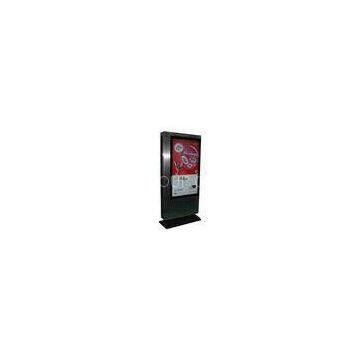 Double-sided touch screen Digital Signage Kiosk with stainless steel for account inquiry