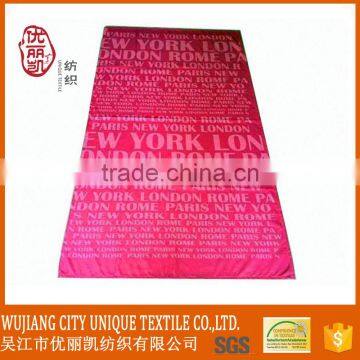 Orange Nice Look Custom Beach Towel