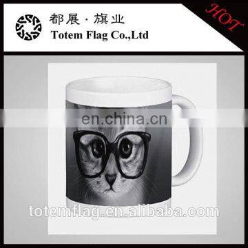 Hipster Cat 11 ounce Ceramic Coffee Mug Tea Cup