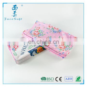 Wholesale cheap microfiber printed kitchen towel