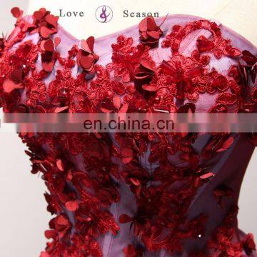 A17CL0022 Sweetheart Japanese Princess Long Evening Dress With Front Slit for Girls Beauty Set photo-3