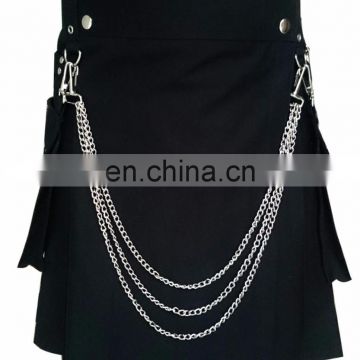 Men Fashion Detachable Chain kilt