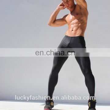 New Men High Stretch Tight Gym Pants Low Waist Running Sports Leggings