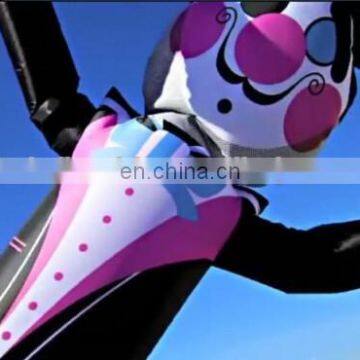 Attractive decorative small inflatable clown sky dancer for outdoor