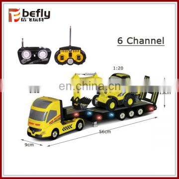 Kids 6ch 1:32 scale tow truck radio control toys