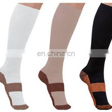 Unisex Copper-Infused Compression Socks#YLW-10