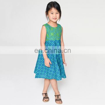 Geometric Sleeveless Dress - Toddler & Girls