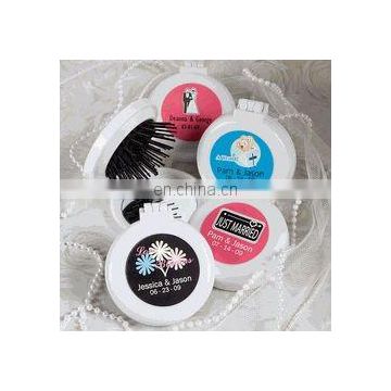 Personalized Expressions Collection Brush/Mirror Compact Favors