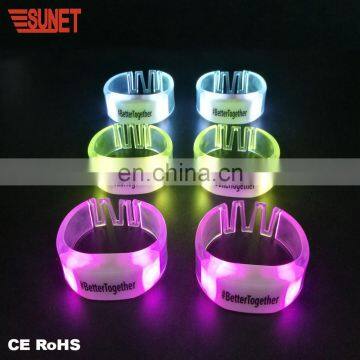 Party blinking bracelet remote controlled LED band for 2018 concert