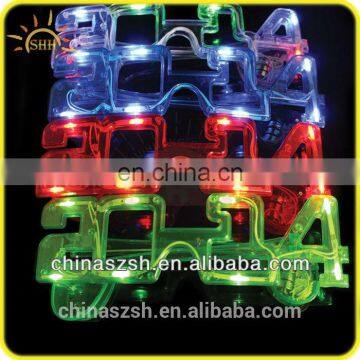 New plastic LED glowing colorful glasses for Halloween or Christmas