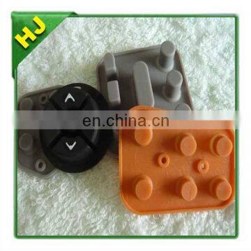 Molding silicone rubber remote control keypads