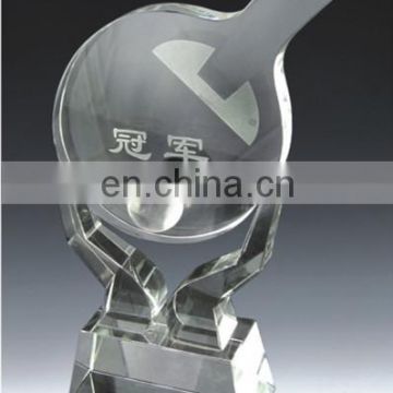 Table Tennis Crystal Award\Ping-pong Trophy