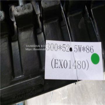 Jd300*52.5*86n Rubber Tracks for Excavator