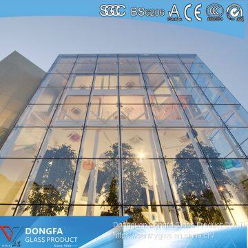 soundproof laminated glass for glass shopfront