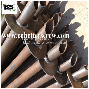 3 inch helical anchor or pile with 10 inch helix for North American market