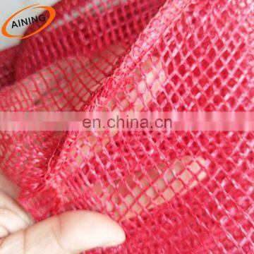 Custom Oyster Leno Raschel Vegetable mesh bag drawstring for fruit