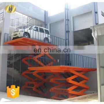 7LSJC Shandong SevenLift elevator double scissor car lifts for parking