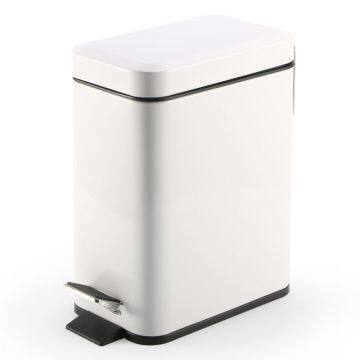 Non-slip Base Stainless Steel Waste Bin Kitchen Trash Bin