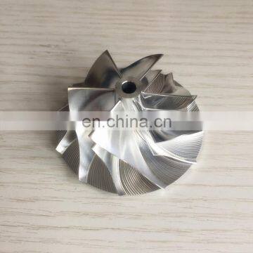 RHF4H 43,50/60,00 мм 6+6 лопастей высокопроизводительный турбо - турбонагнетатель алюминиевый 2618/Билет/фрезерованная компрессорная колесо photo-3