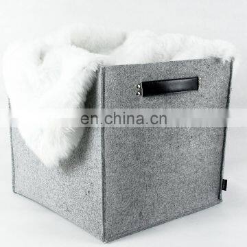 Simple Folding Multifunctional Clothing Felt Storage Box photo-5