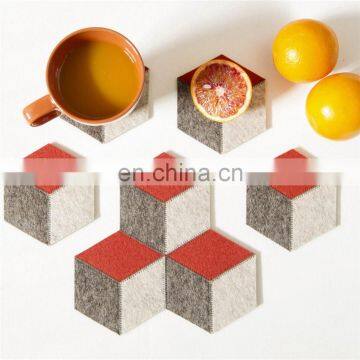 Orange Color Heat Resistant Stone Drink While Marble Coasters for Sale Embroidery Coaster Cork Products photo-4