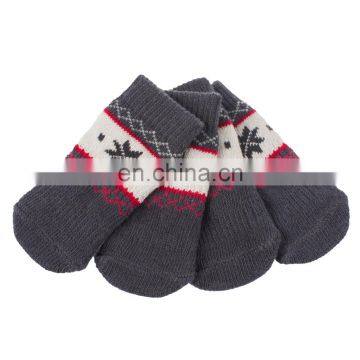 Hot Sale High Quality Knitted Cute Anti-Slip Protective Pet Dogs Socks photo-6