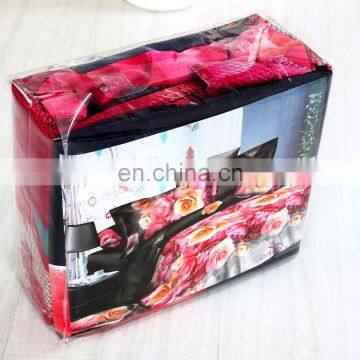 3D Flowers Bedding Set Reactive Printing 100% Polyester Duvet Cover Set With photo-2