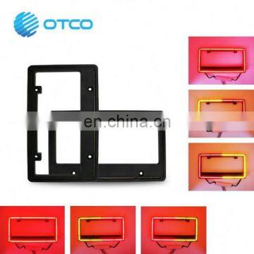 Best Selling Products Built - In Led Strip Custom License Plate Cover Frame Light
