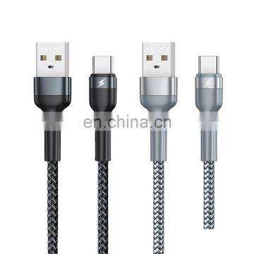 Remax Newest  Wholesale Jany aluminum alloy braided fast charging data cable  for Phones