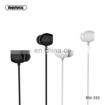 Remax Rm-550 Black And White Mobile Phone Universal Subwoofer Wired Music Earphone photo-4