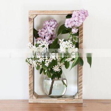 Custom Antique Wooden Storage Shelves,Rustic Wood Shadow Rack photo-2