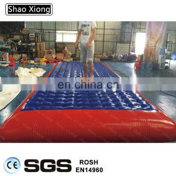 Red And Blue Gymnastics Track Inflatable Air Mat Tumble Track For Sale