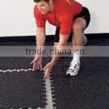 Deck and Patio Rubber Flooring Interlocking Tiles