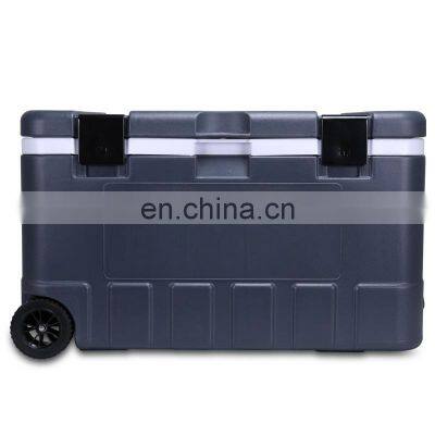 GINT 65L Outdoor Portable Made in China Food Grade PP Cooler Box with Wheels