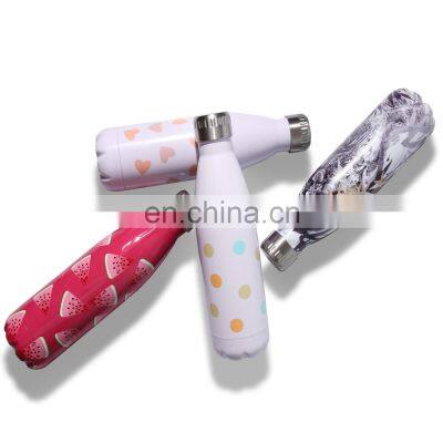 Gint Double Wall Cola Shape Water Bottle Vacuum Flask Thermo Cup Sport Insulated Stainless Steel Water Bottle With Custom Logo