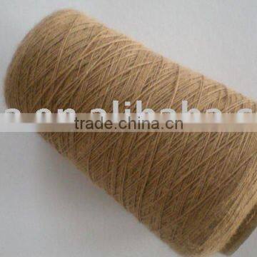 100% 16/2 NM worsted camel yarn