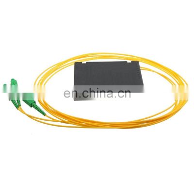 1x2 SC APC ABS Box Single Mode Fiber Optic PLC Splitter Fasersplitter ABS Box Module 1x2 plc sc splitter