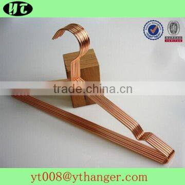 great top metal wire hanger copper metal hanger metal for lady wear