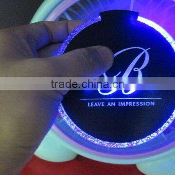 Promotion plastic round mat led