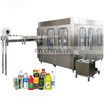 Full Stainless Steel 3000bottle/h Mineral Water Bottling Plant Drinking Water Pouch Filling Machines