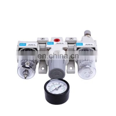 AC3000-02 G1/4 Different Pressure Drain Electronic Pneumatic Air Source Treatment FRL Unit Air Filter Regulator