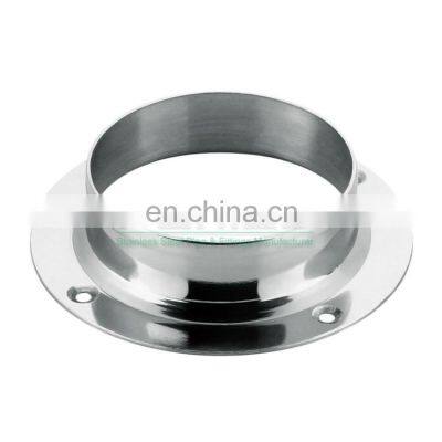 Pj-B478 304 316 Mounting Railing Flange Accessories Stainless Steel Round Base Flange