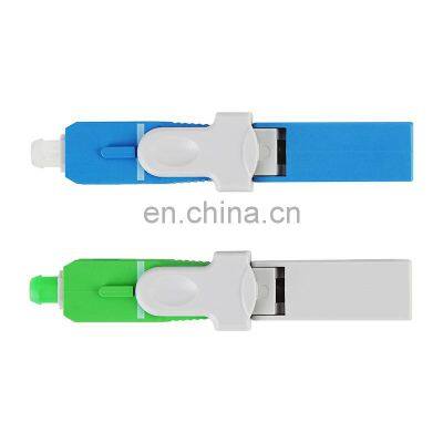 Hanxin ftth optical fiber K3 quick adapter equipment indoor duplex st fc sc lc upc apc flat cable fast connector