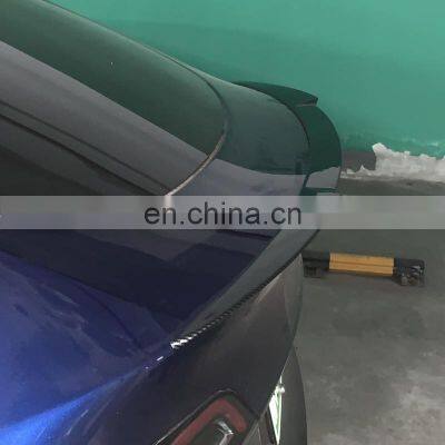 Real Carbon Fiber Rear Roof Spoiler For Tesla Model Y Sport Utility Exterior Accessories 2021 photo-2