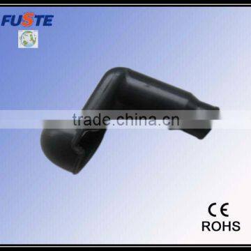 Auto molded rubber wire protector